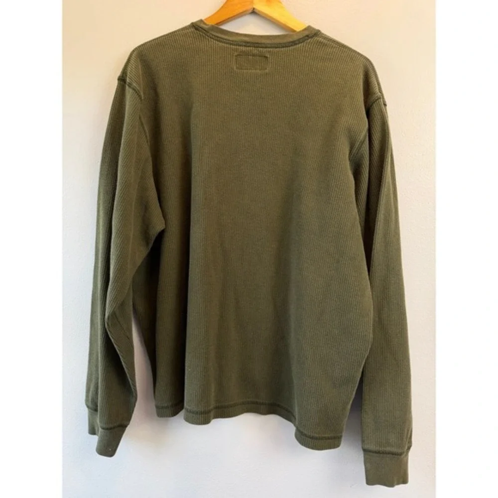 Abercrombie‎ Knit Sweater Men's XL Green Long Sleeve VNeck